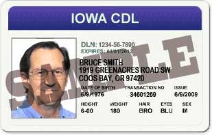  Iowa CDL License