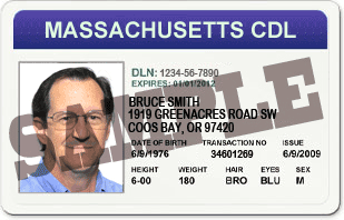  Massachusetts CDL License