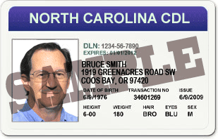  North Carolina CDL License