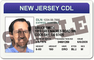  New Jersey CDL License