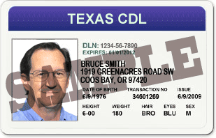  Texas CDL License
