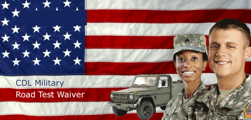 cdl military waiver, military cdl skills testwaiver